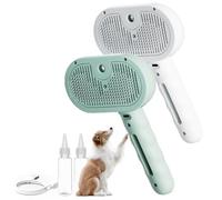 Chewie Steam Brush for Dogs, 2025 New Chewy Viral Steam Brush, 3 In 1 Rechargeable Cat Self Cleaning Dog for Long and Short Hair, Remove Tangled Loose Hair (Mix-A)