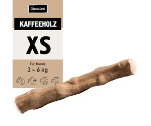 Chewies - Bastone da Masticare in Legno di Caffè per Cani, 100% Naturale, a Basso Rischio e Durevole, Misura XS per Cani Fino a 5 kg