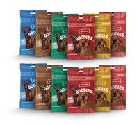 Chewies Mini snack per cani, confezione da prova - dolcetti sani per cani senza zucchero, ideali come ricompensa e motivazione nell'addestramento del cane, Made in Germany (12 x 125 g)