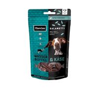 Chewies SALAMETTI Bufalo d'acqua e formaggio senza cereali, con proteine, senza zucchero e delicatamente essiccato all'aria, ricco di vitamine e minerali (9 x 60 g)