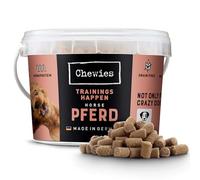 Chewies Trainings-Happen, Bocconcini da addestramento per cani, Senza zucchero e cereali, Monoproteico, Gusto cavallo, 300 g