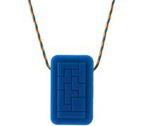 Chewigem Collana sensoriale da masticare, durevole e discreta, per bambini e adulti con difficoltà di elaborazione sensoriale e altro ancora, calmante, migliora la concentrazione, blu