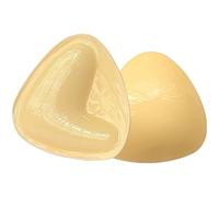 Chewtoyo 2 cuscinetti invisibili in silicone per reggiseno, inserti autoadesivi, taglia A, tono della pelle, 11 cm, per tutti i giorni e costumi da bagno