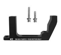 Chewtoyo Adattatore per freno a disco in alluminio lavorato CNC per rotori da 160 mm, kit di conversione da post a piatto, include staffa di montaggio pinza e hardware