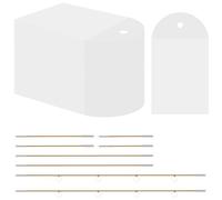 Chewtoyo Nastro per lifting facciale in materiale per animali domestici, design con nodo regolabile, nastro per sollevamento viso, fasce elastiche per mento e collo, 200 pezzi nastro invisibile per