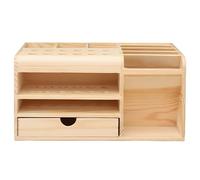 Chewtoyo Organizer per il controllo della scrivania, strumento di archiviazione multistrato in legno, cacciavite con cassetti per la gestione perfetta degli strumenti in legno