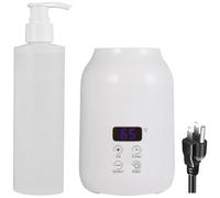 Chewtoyo Riscaldatore elettrico per lozione, riscaldatore dell'olio con touch screen, controllo della temperatura da 30 a 65 °C, flacone dispenser incluso, 10,1 x 10,1 x 15 cm