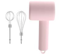 Chewtoyo Sbattitore elettrico per uova con doppia frusta in acciaio inox, miscelatore manuale ricaricabile USB per montare la panna, ergonomico, a basso rumore, strumento di cottura