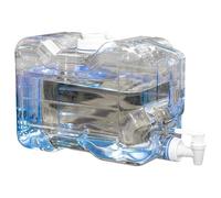 Chewtoyo Serbatoio dell'acqua con rubinetto, dispenser portatile per campeggio, viaggi e uso domestico, design rettangolare, facile da pulire, adatto al frigorifero