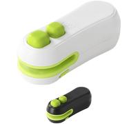 Chewtoyo Sigillante per sacchetti 2 in 1 2 pezzi, mini sigillatore e taglierina per sacchetti, sigillante portatile ricaricabile per alimenti, sigillatore termico portatile per sacchetti di plastica