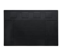 Chewtoyo Tappetino da barbiere multifunzione in PVC con 4 fessure, parrucchieri e barbieri, ideale per facile da pulire, design antiscivolo