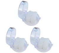 CHEX 3 X Auricolari 2 Paia Di Plasmabile Trasparente Silicone Custom Fit IN Caso