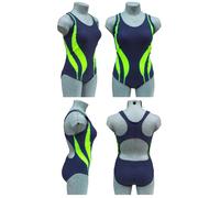 CHEX mexico Donne Ragazze Nuoto Costume Abito Racer con Cinghia Schiena Lycra