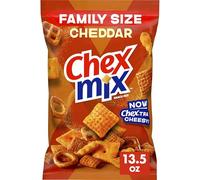 Chex Mix Cheddar Salato Snack Mix, Formato Famiglia, 383 ml