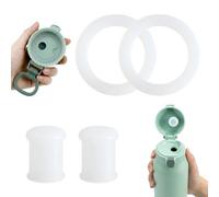 Cheynn Set di 4 accessori scaldabiberon in silicone, tappi e anelli di tenuta compatibili con Momcozy 500 ml, scaldabiberon portatile senza BPA
