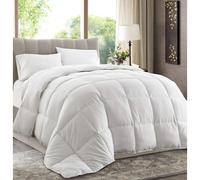 Chezmoi Collection All Season Queen Size Down Alternative Comforter - Plush Microfiber Fill - Box Stitch Quilted - Duvet Insert with Corner Tabs (Full