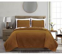 Chezmoi Collection Austin Set copriletto oversize, 3 pezzi (queen, spezia)
