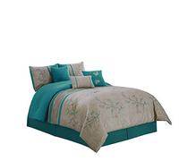 Chezmoi Collection Noriko - Set copripiumino da 7 pezzi, motivo: fiori di ciliegio