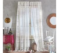 CHF Tenda a pannello con tasca in pizzo bohémien