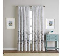 CHF Watercolor Floral Rod Pocket Panel 214 cm, naturale