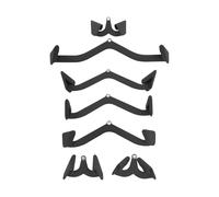 CHFUNE 7 pezzi Pull Down Bar, V-bar Pulley Cable Machine Attachments Impugnatura ergonomica per bicipiti tricipiti allenamento per la casa muscolare e l'allenamento della forza