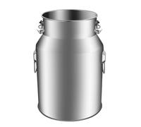 CHFUNE Caraffa per il latte in acciaio inox 201, 28 l, per vino, olio, succhi di frutta, cucchiaio profondo, a prova di perdite e coperchio, guarnizione in silicone, contenitore per il trasporto