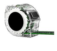 CHFYIJYHM Metro a nastro Metro a nastro in acciaio fluorescente autobloccante Laser ad alta precisione Codice Box Righello Strumento di misurazione Misuratore allargato Righello