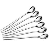 chg 9285-00 6 X Cucchiai A Yogurt/Long Drink (L= Ca. 19 Cm)