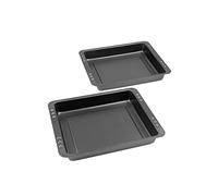 CHG 9878-41 - Set da Forno con avvallamento e Punti per l'arresto, Colore: Antracite