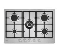 CHG74WTX - Piano cottura a gas, 5 fuochi, inox