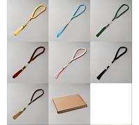 CHGCRAFT 7 Pz 7 Colori Braccialetti con grani del rosario Ciondolo con perline di vetro con nappa in poliestere e perla in lega con strass 3,67 pollici per regali musulmani Perline Dhikr