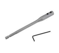 ChgImposs Set di estensione per punte da trapano da 1/4, 150 mm, in acciaio, asta di prolunga per trapani in legno, mobili, carpenteria e costruzioni