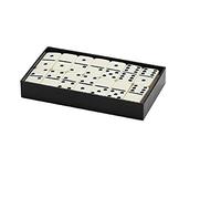 CHH 2311 Doppio 6 Avorio Jumbo Domino in Scatola Nera, 28 Piastrelle