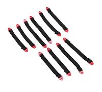 CHHELIHL Ammortizzatori per Slash E-REVO 2.0 Axial XL, Ammortizzatori a Olio ad Alte Prestazioni, Resistente all'Usura, Controllo della Corsa della Sospensione Limitato, (Rossa)