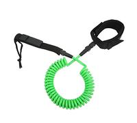 CHHELIHL Leash per tavola da surf, 25 cm, regolabile, con cinturino alla caviglia, in TPU, con componenti in acciaio inossidabile, adatto per acqua di mare e paddleboard. (Verde)