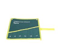 CHHELIHL per chiave a pinza, borsa portaoggetti in tela multi tascabile, organizzatore di supporto con loop elastici, resistente durevole per la meccanica, custodia per attrezzi (6 persone)