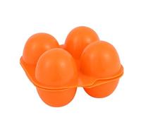 CHHELIHL Per quadrato, per 4 conteggi di uova, plastica riutilizzabile, antipasto, per la conservazione della casa e il campeggio all'aperto