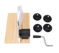 CHHELIHL Tagliapane Manuale per un'efficiente trasmissione a ingranaggi, Impugnatura ergonomica, Base di Aspirazione Stabile, Affettatura Versatile per Panetteria Domestica