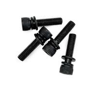 CHHOUZHPJS Adatto for Utensili elettrici da Giardino, Elementi di Fissaggio for ferramenta, 4 Pezzi M5*20mm, bullone a esagono Incassato con Cuscinetto a Molla e Piatto