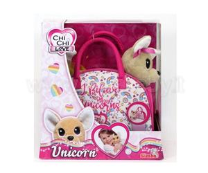 Chi Chi Love Unicorno Peluche Cagnolino con Borsetta Simba 5 Anni+