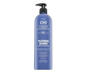 CHI Color Illuminate Platinum Blonde Purple Shampoo shampoo illuminante per capelli biondo platino e grigi 739 ml