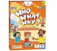 Chi cosa perché carte di conversazione per bambini, materiali per la | Gioco educativo, schede flash abilità sociali, strumento di regolazione emotiva, attività di sequenziamento