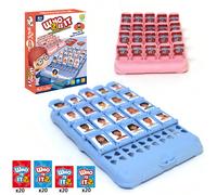 Chi è? Classico gioco da tavolo interattivo di memoria, divertente per famiglie, gioco di indovinelli Montessori antistress per bambini, regalo educativo. Gioco di logica e ragionamento "Chi sono io?"