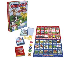 Chi è? Gioco da tavolo Junior per bambini in età prescolare e bambini, chi è? gioco per bambini più piccoli, gioco di ricerca animali, gioco per bambini