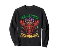 Chi è Il Tuo Crawdaddy Mardi Gras Crawfish Felpa