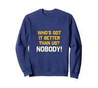 Chi è Meglio di Noi? Nessuno - Michigan Fan Merch Felpa
