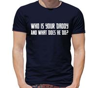 Chi È Tuo Papà , E What Fa Egli Do T-Shirt - Schwarzenegger - Pellicola