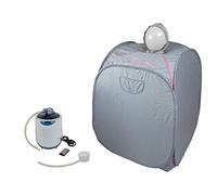 CHI-ENTERPRISE Sauna a Vapore Pieghevole per Casa con Generatore Elettronico 2L 1000W, Telecomando, Facile da Trasportare e Montare per Benessere e Relax Personale