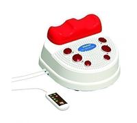 chi-enterprise Vitalstar - Massaggiatore a infrarossi Chi, 10 livelli rilassanti, a 10 livelli, massaggio a raggi infrarossi, con sensore a raggi riflettenti, macchina a chip rivitalizzante con timer, telecomando e Twister (piatto girevole)