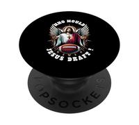 Chi farebbe Gesù Draft Divertente Fantasy Calcio Sport Cristiano PopSockets PopGrip Adesivo